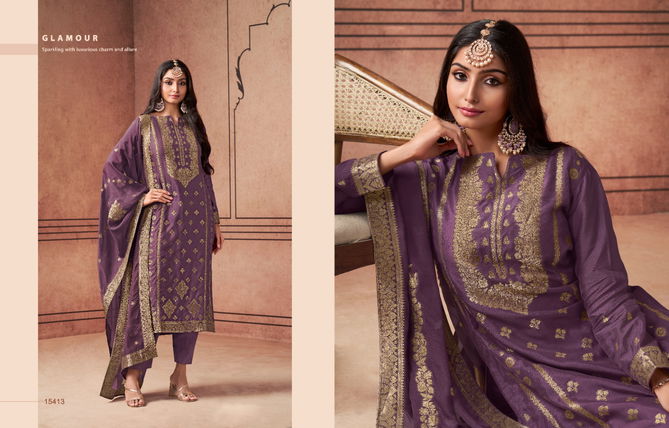 Aurum By Zisa Pure Weaving jacquard Salwar Kameez Wholesale Shop In Surat